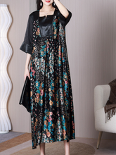 Mad In Love – A-Linien-Kleid mit eckigem Kragen und Blumenmuster